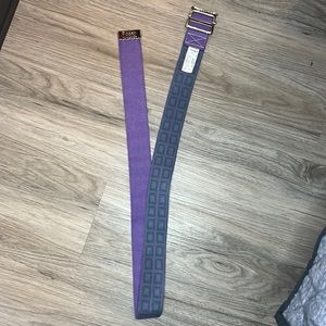 Posey purple and green belt